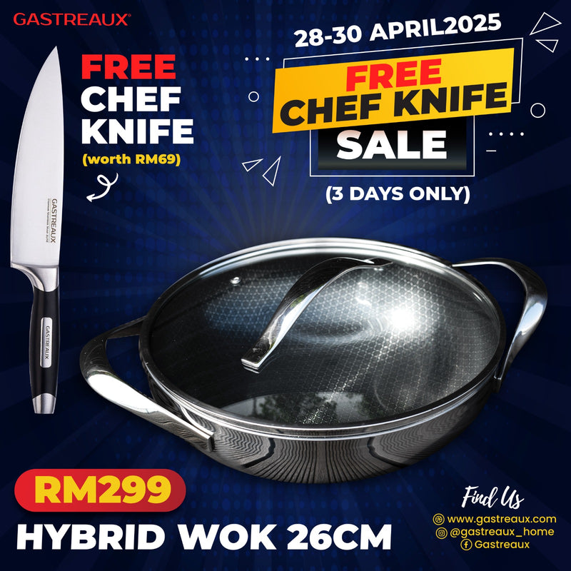 Gastreaux NEW Hybrid 26cm Wok Pan