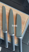 Gastreaux 6pcs Round Tip Knife Set + Built-in Sharpener