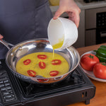 Gastreaux Tri-Ply Stainless Steel Spiral Bottom 28cm Fry Pan