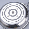 Gastreaux Tri-Ply Stainless Steel Spiral Bottom 28cm Fry Pan