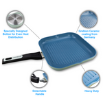 Gastreaux 28cm Grill Pan Ceramic Coating