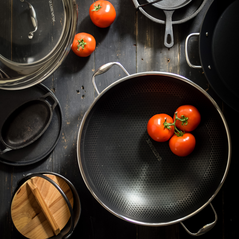 Gastreaux Hybrid 36cm Wok Pan with Dome Lid